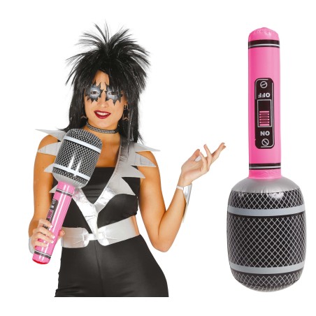 Microfono hinchable 45 cm cantante star-El Informal Santander