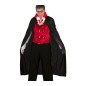 Capa vampiro negra 140 cm para halloween 18335