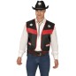 Chaleco vaquero negro