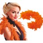 Boa naranja plumas 180 cm 40 gr charleston cabaret