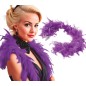 Boa lila plumas 180 cm 40 gr cabaret años 20 charleston