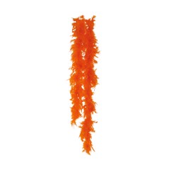 Boa naranja plumas 180 cm 40 gr cabaret años 20 charleston- El Informal Santander