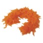 Boa naranja plumas 180 cm 40 gr charleston cabaret