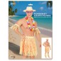 Conjunto zulu africano rafia