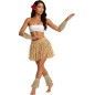 Conjunto zulu africano rafia