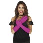 Guantes fucsia 42 cm largos