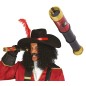 Catalejo pirata 30 cm negro capitan