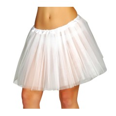 Tutu blanco adulta falda tul