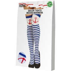 Medias marinera pantys blancos rayas azules-El Informal Santander