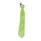 Corbata verde neon con lentejuelas 37 cm