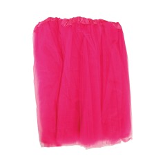 Tutu fucsia neon mujer falda tul 40 cm-El Informal Santander