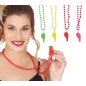 Silbatos neon pack de 4 uds