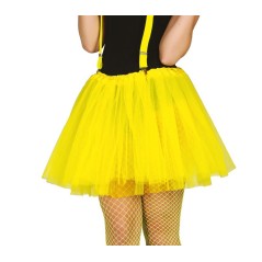 Tutu amarillo neon mujer falda tul 40 cm-El Informal Santander