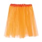 Tutu naranja neon mujer falda tul 40 cm
