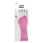 Guantes malla fucsia neon rejilla red 26 cm
