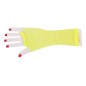 Guante malla amarillo neon rejilla red 26 cm