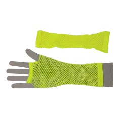Guante malla amarillo neon rejilla red 26 cm-El Informal Santander