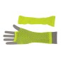 Guante malla amarillo neon rejilla red 26 cm