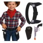 Cartuchera vaquero doble con pistolas infantil