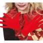 Guantes rojos infantiles cortos 22 cm
