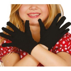 Guantes negros infantiles 18 cm-El Informal Santander