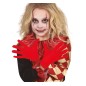 Guantes rojos infantiles cortos 22 cm