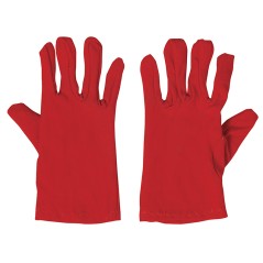 Guantes rojos infantiles cortos 18 cm-El Informal Santander