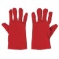 Guantes rojos infantiles cortos 22 cm