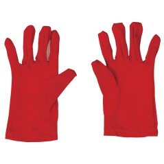Guantes rojos infantiles cortos 18 cm-El Informal Santander