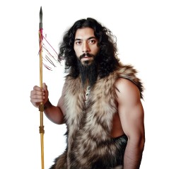 Lanza indigena 120 cm africano tribu