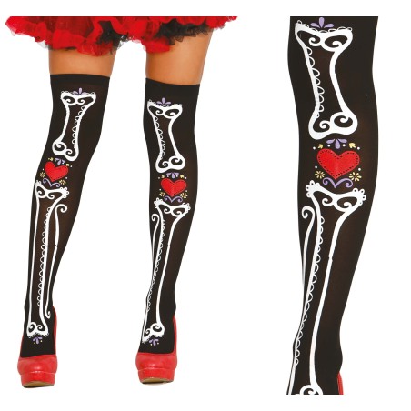 Medias catrina dia de los muertos mejico pantys-El Informal Santander