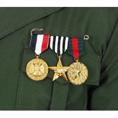 Medallas milatares 3 unidades con pasador-El Informal Santander