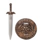 Escudo de 30 cm con espada de 48 cm romano guerrer