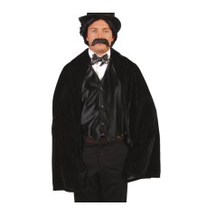 Capa terciopelo negra 100 cm caballero-El Informal