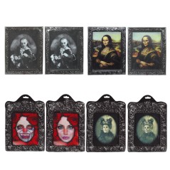 Cuadros del terror 28 x 22 cm holograficos-El Informal Santander