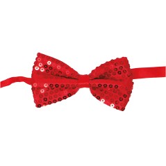 Pajarita roja con lentejuelas 12 cm-El Informal Santander