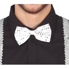 Pajarita plata con lentejuelas 12 cm-El Informal Santander