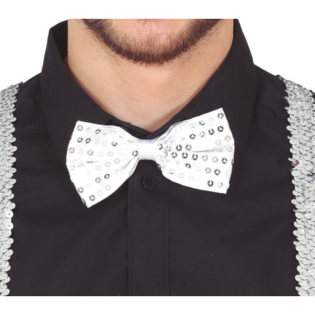 Pajarita plata con lentejuelas 12 cm-El Informal Santander