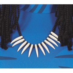Collar colmillos indigena