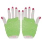 Guantes malla verde rejilla cortos 11 cm