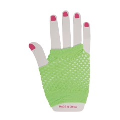 Guantes malla verde rejilla cortos 11 cm-El Informal