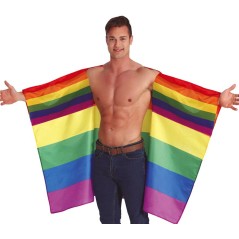 Capa bandera arcoiris orgullo 145x90 cm-El Informal Santander