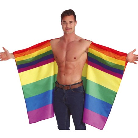Capa bandera arcoiris orgullo 145x90 cm-El Informal Santander