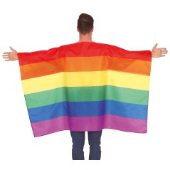 Capa bandera arcoiris orgullo 145x90 cm-El Informal Santander
