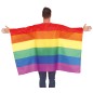 Capa bandera arcoiris orgullo 145x90 cm