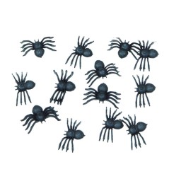 Arañas 70 unidades en bolsa halloween-Bromas baratas online