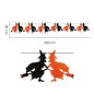 Guirnalda brujas 300 x 23 cm papel para halloween