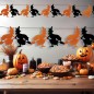 Guirnalda brujas 300 x 23 cm papel para halloween