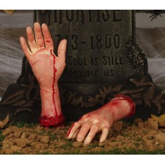 Mano descuartizada 32 cm decoracion halloweeen-El Informal Halloween