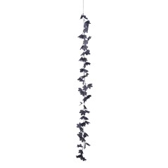 Guirnalda hojas negras 180 cm decoracion halloween-El Informal